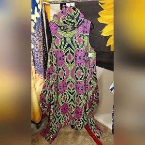 Ankara Print Fabric Jumpsuit/Dress